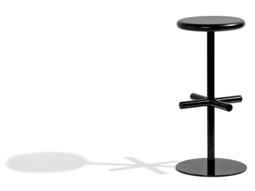 OXO - High steel barstool with footrest by Blå Station - view 2